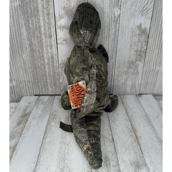 Russ ZONIES Earth Zone Beanie DIMITRI DIMETRODON Dinosaur Vintage Toy Plush 17" - Picture 4 of 10